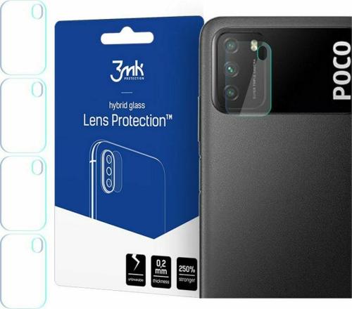 3MK Hybrid Glass Camera Protector - Αντιχαρακτικό Υβριδικό Προστατευτικό Γυαλί για Φακό Κάμερας Xiaomi Poco M3 - 4 Τεμάχια (5903108336246)