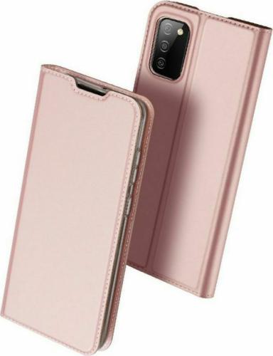 Duxducis SkinPro Θήκη Πορτοφόλι Samsung Galaxy A02s - Rose Gold (77144)