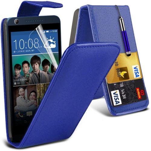 Flip Θήκη HTC Desire 626 (001-028-029) Μπλε - OEM