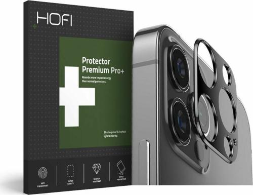 Hofi Premium Pro+ Camera Metal Styling - Μεταλλικό Προστατευτικό Κάλυμμα Κάμερας Apple iPhone 12 Pro - Black (75530)