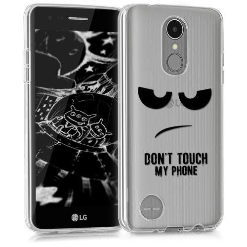 KW Διάφανη Θήκη Σιλικόνης LG K8 2017 - Don't Touch My Phone (40780.01)