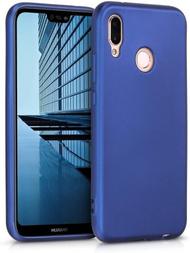 KWmobile Θήκη Σιλικόνης Huawei P20 Lite - Metallic Blue (44359.64)