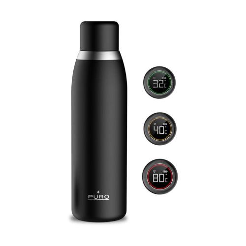 Puro Smart Thermic Bottle - Black (WB500SMART1-BLK)