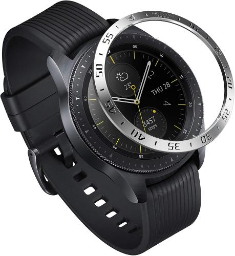 Ringke Bezel Ring Samsung Galaxy Watch 42mm / Gear Sport - Glossy Silver (GW-42-01)