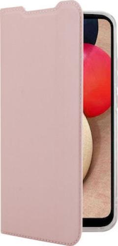 Vivid Θήκη - Πορτοφόλι Samsung Galaxy A02s - Rose Gold (VIBOOK162RG)