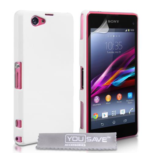 YouSave Πλαστική Θήκη Sony Xperia Z1 Compact - Λευκό (Z934)