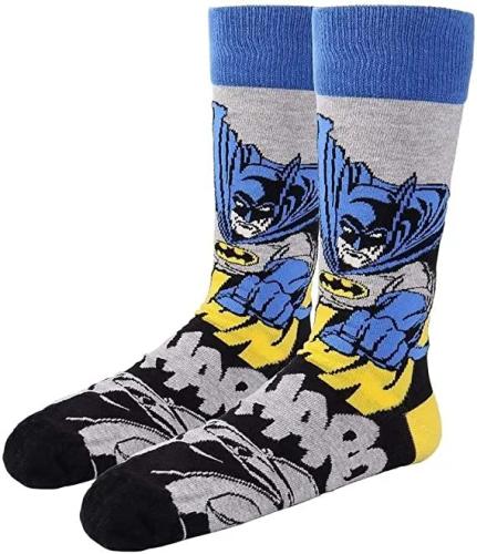 Cerda Socks / DC Komics - Κάλτσες Μέχρι τη Γάμπα από Βαμβάκι - Μέγεθος 40-46 - Batman (2200008671)