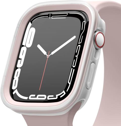 Elago Θήκη Duo Case Apple Watch SE/8/7/6/5/4 (45/44mm) - Transparent / Lovely Pink (EAW45DUO-TRLPK)