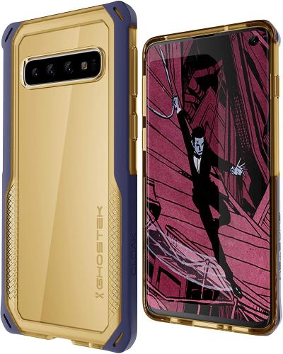 Ghostek Cloak 4 Series Θήκη Samsung Galaxy S10 - Blue / Gold (GHOCAS2078)