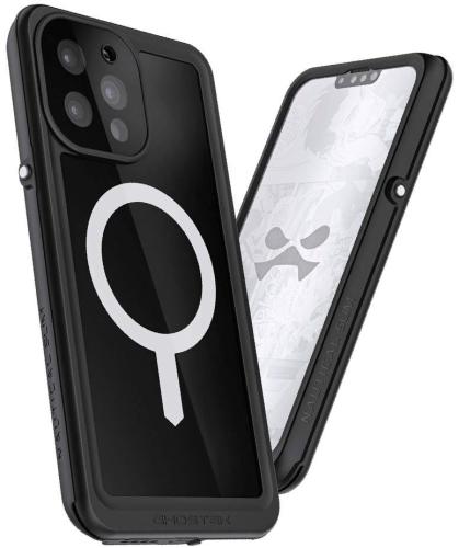 Ghostek Nautical Slim - Ανθεκτική Αδιάβροχη Θήκη MagSafe - Apple iPhone 13 Pro Max - Black (GHOCAS2889)
