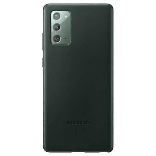 Official Samsung Leather Cover - Δερμάτινη Θήκη Samsung Galaxy Note 20 - Green (EF-VN980LGEGEU)