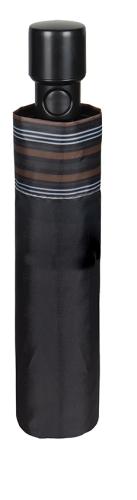 Perletti New Basic - Mini Ανδρική Ομπρέλα με Αυτόματο Άνοιγμα - Brown (12309Brown)