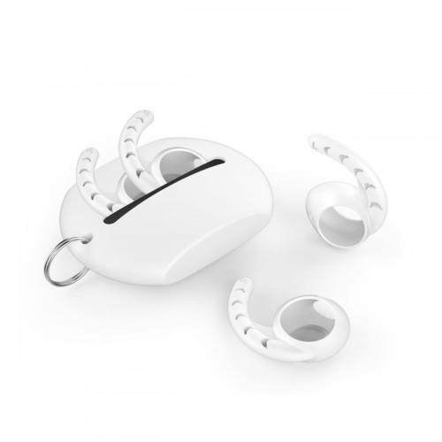 Puro ICON Silicone Tips With Case for AirPods 2nd Gen / 1st Gen - White - 2 ζευγάρια (APPAD-WHI)
