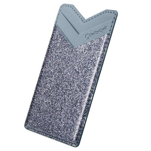 Spigen Cyrill Shine Wallet - Αυτοκόλλητη Θήκη Πορτοφόλι - Glitter Blue / Grey (AMP01185)