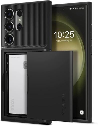 Spigen Slim Armor CS Θήκη Samsung Galaxy S23 Ultra - Black (ACS05628)