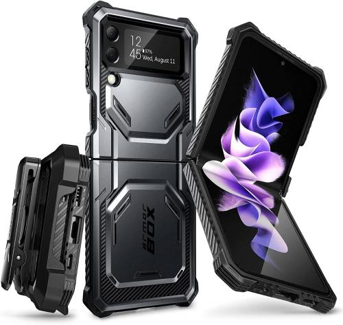Supcase Ανθεκτική Θήκη i-Blason Armorbox - Samsung Galaxy Z Flip4 - Black (843439119000)