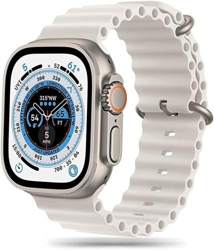 Tech-Protect Iconband Pro - Λουράκι Σιλικόνης Apple Watch Ultra/SE/8/7/6/5/4 (49/45/44mm) - Beige (9490713930229)