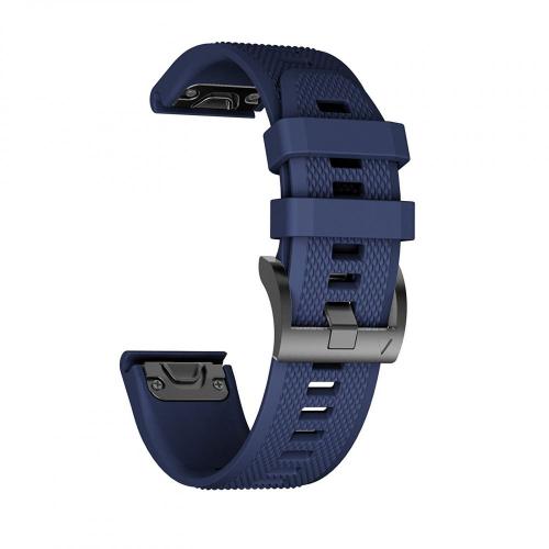 Tech-Protect Λουράκι Smooth Garmin Fenix 5/6/6 Pro/7 - Navy Blue (5906735415070)