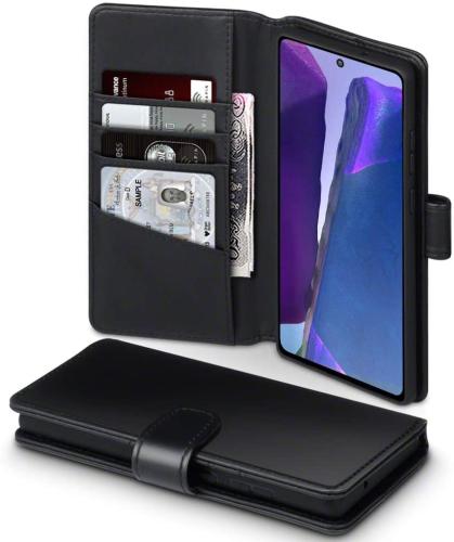 Terrapin Δερμάτινη Θήκη - Πορτοφόλι Samsung Galaxy Note 20 - Black (117-002a-317)