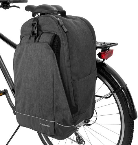 Wozinsky Bicycle Backpack 2in1 - Σακίδιο Πλάτης / Τσάντα Σχάρας Ποδηλάτου - 40L - Black (WBB33BK)