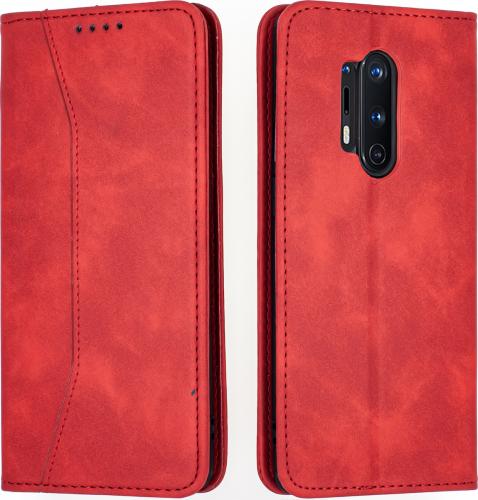 Bodycell Θήκη - Πορτοφόλι OnePlus 8 Pro - Red (5206015060632)
