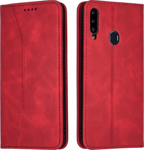 Bodycell Θήκη - Πορτοφόλι Samsung Galaxy A20s - Red (5206015057915)