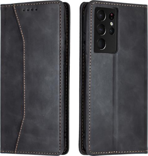 Bodycell Θήκη - Πορτοφόλι Samsung Galaxy S21 Ultra 5G - Black (5206015058851)