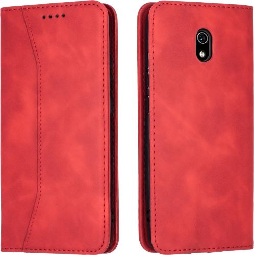 Bodycell Θήκη - Πορτοφόλι Xiaomi Redmi 8A - Red (5206015059216)