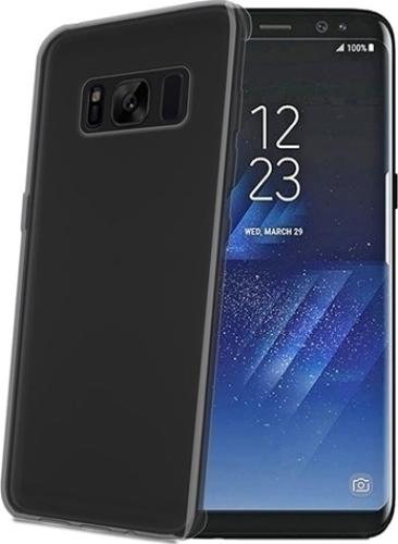 Celly Θήκη Samsung Galaxy S8 - Black / Matte Transparent (GELSKIN690BK)