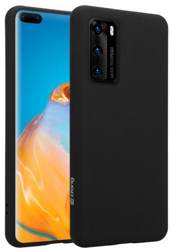 Crong Color Θήκη Premium Σιλικόνης Huawei P40 - Black (CRG-COLR-HP40-BLK)