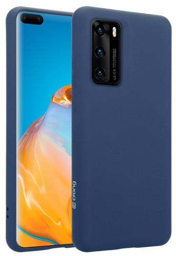 Crong Color Θήκη Premium Σιλικόνης Huawei P40 - Blue (CRG-COLR-HP40-BLUE)