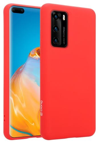 Crong Color Θήκη Premium Σιλικόνης Huawei P40 - Red (CRG-COLR-HP40-RED)