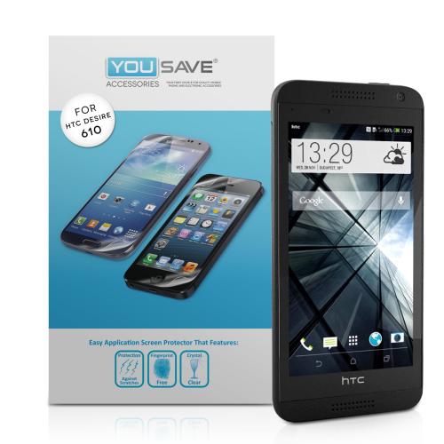 Μεμβράνη Προστασίας Οθόνης HTC Desire 610 by Yousave - 3 Τεμάχια (Z453)