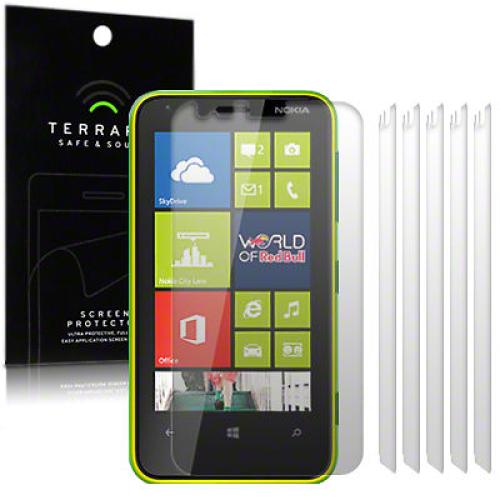 Μεμβράνη Προστασίας Οθόνης Nokia Lumia 620 by Terrapin - 6 Τεμάχια (006-001-112)