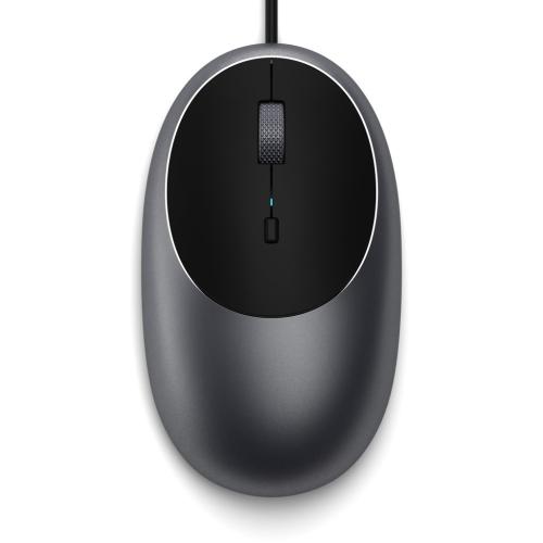 Satechi C1 Wired Mouse Type-C - Ενσύρματο Ποντίκι Αλουμινίου - Space Gray (ST-AWUCMM)