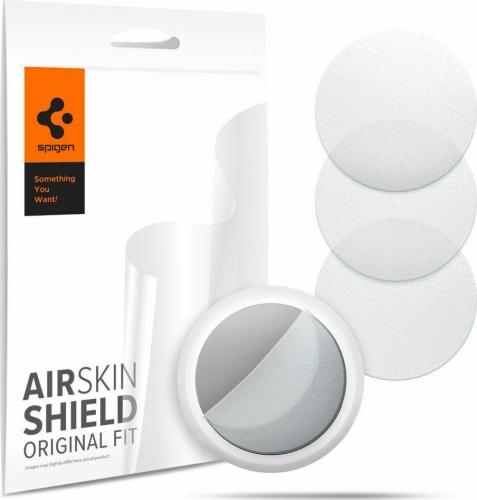 Spigen Airskin Shield HD Original Fit - Μεμβράνη Προστασίας για Apple AirTag - Clear Matte - Σετ 4 Τεμάχια (AFL03151)