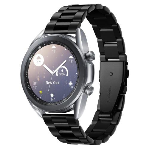 Spigen Modern Fit Μεταλλικό Λουράκι (20mm) Samsung Galaxy Watch 3 41mm - Black (600WB24980)