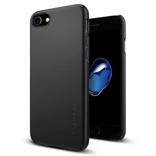 Spigen Θήκη Thin Fit iPhone 8 / 7 - Black (042CS20427)