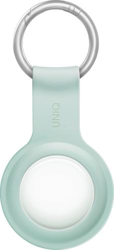 Uniq Lino Liquid - Σετ Θήκη / Μπρελόκ Premium Σιλικόνης και Μεμβράνη Προστασίας Apple AirTag - Mint Green (UNIQ-AIRTAG-LINOGRN)