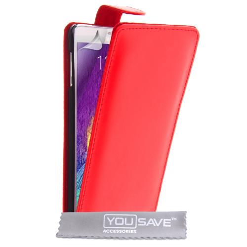 YouSave Flip Θήκη Samsung Galaxy Note 4 (Z984) - Red