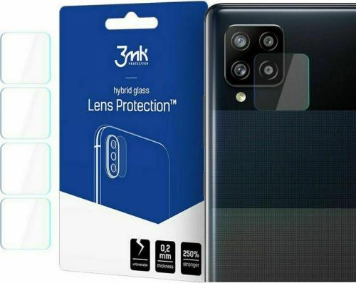 3MK Hybrid Glass Camera Protector - Αντιχαρακτικό Υβριδικό Προστατευτικό Γυαλί για Φακό Κάμερας Samsung Galaxy A22 5G - 4 Τεμάχια (5903108403351)