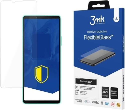 3MK Premium Flexible Glass - Αντιχαρακτικό Υβριδικό Προστατευτικό Γυαλί Οθόνης - Sony Xperia 10 IV - 0.3mm (5903108477307)