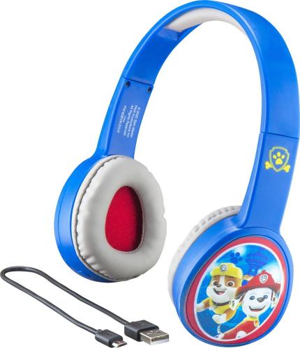 eKids Paw Patrol - Ασύρματα Ακουστικά Κεφαλής Bluetooth για Παιδιά - Light Blue / White (PW-B36VM)