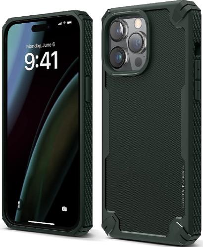 Elago Armor Case - Ανθεκτική Θήκη Σιλικόνης Apple iPhone 14 Pro Max - Dark Green (ES14AM67PRO-DGR)