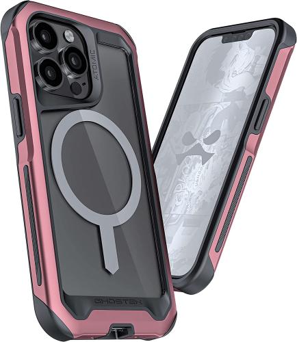 Ghostek Atomic Slim 4 - Ανθεκτική Θήκη MagSafe Apple iPhone 13 Pro Max - Pink (GHOCAS2862)