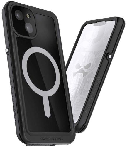Ghostek Nautical Slim - Ανθεκτική Αδιάβροχη Θήκη MagSafe - Apple iPhone 13 - Black (GHOCAS2885)