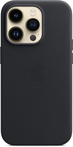 Official Apple Leather Case - Δερμάτινη Θήκη με MagSafe Apple iPhone 14 Pro Max - Midnight (MPPM3ZM/A)