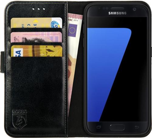 Rosso Element PU Θήκη Πορτοφόλι Samsung Galaxy S7 - Black (8719246116353)
