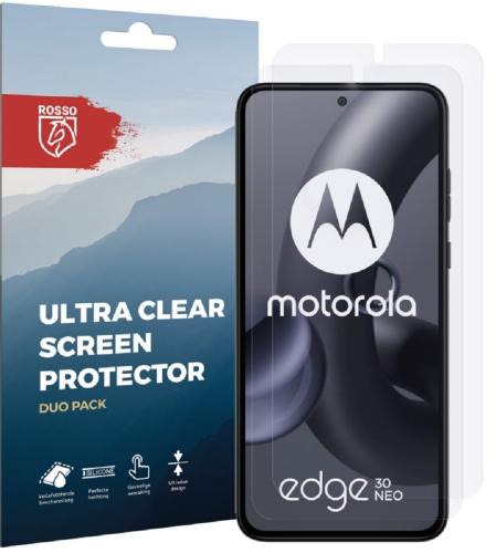 Rosso Ultra Clear Screen Protector - Μεμβράνη Προστασίας Οθόνης - Motorola Edge 30 Neo - 2 Τεμάχια (8719246375682)