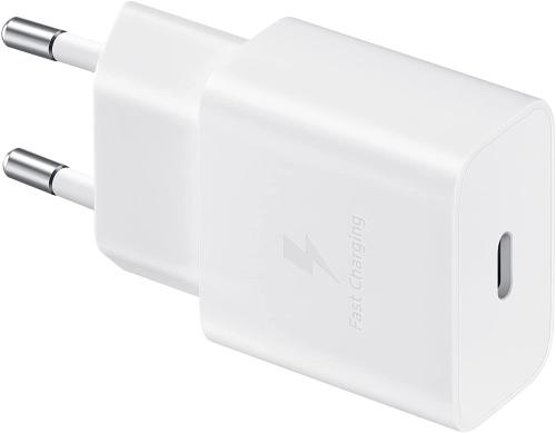 Samsung Fast Travel Charger - Ταχυφορτιστής Ταξιδιού / Αντάπτορας Με 1x Type-C - 15W - White (EP-T1510NWEGEU)